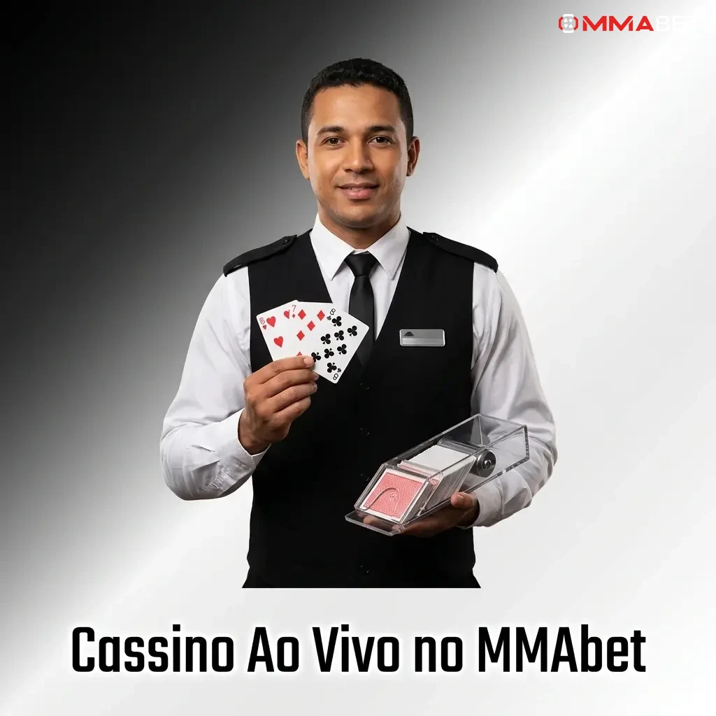 Cassino ao vivo no MMAbet com dealers reais em alta definição, roleta, blackjack, baccarat e game shows