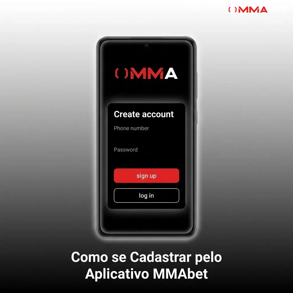 Passos para se cadastrar no aplicativo MMAbet no Android ou iOS com interface otimizada para celular
