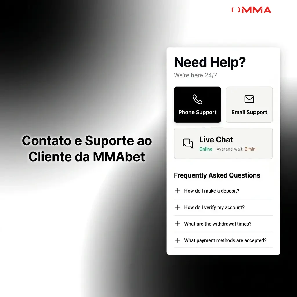 Suporte ao cliente da MMAbet disponível 24/7 via chat ao vivo, e-mail e Telegram para jogadores brasileiros