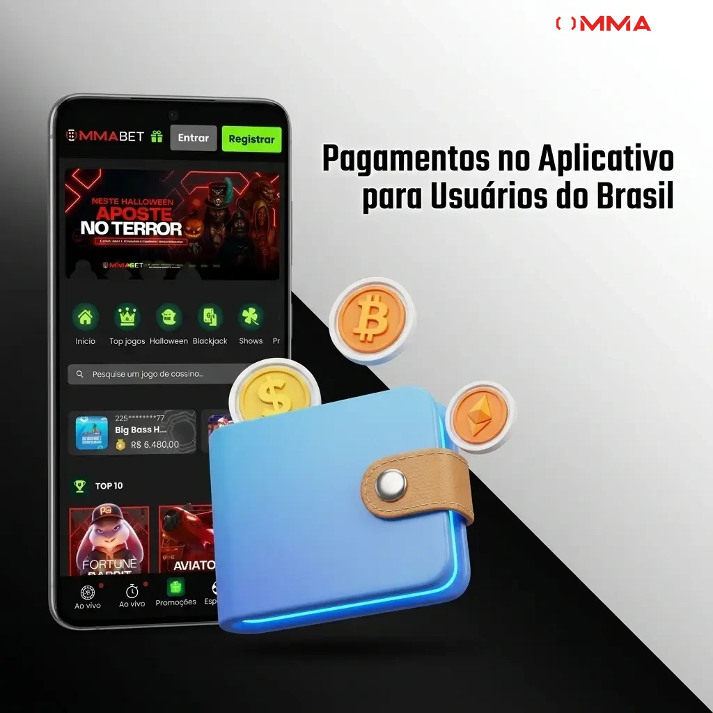 Métodos de pagamento no app MMAbet para Brasil: Pix, cartão, boleto e carteiras digitais