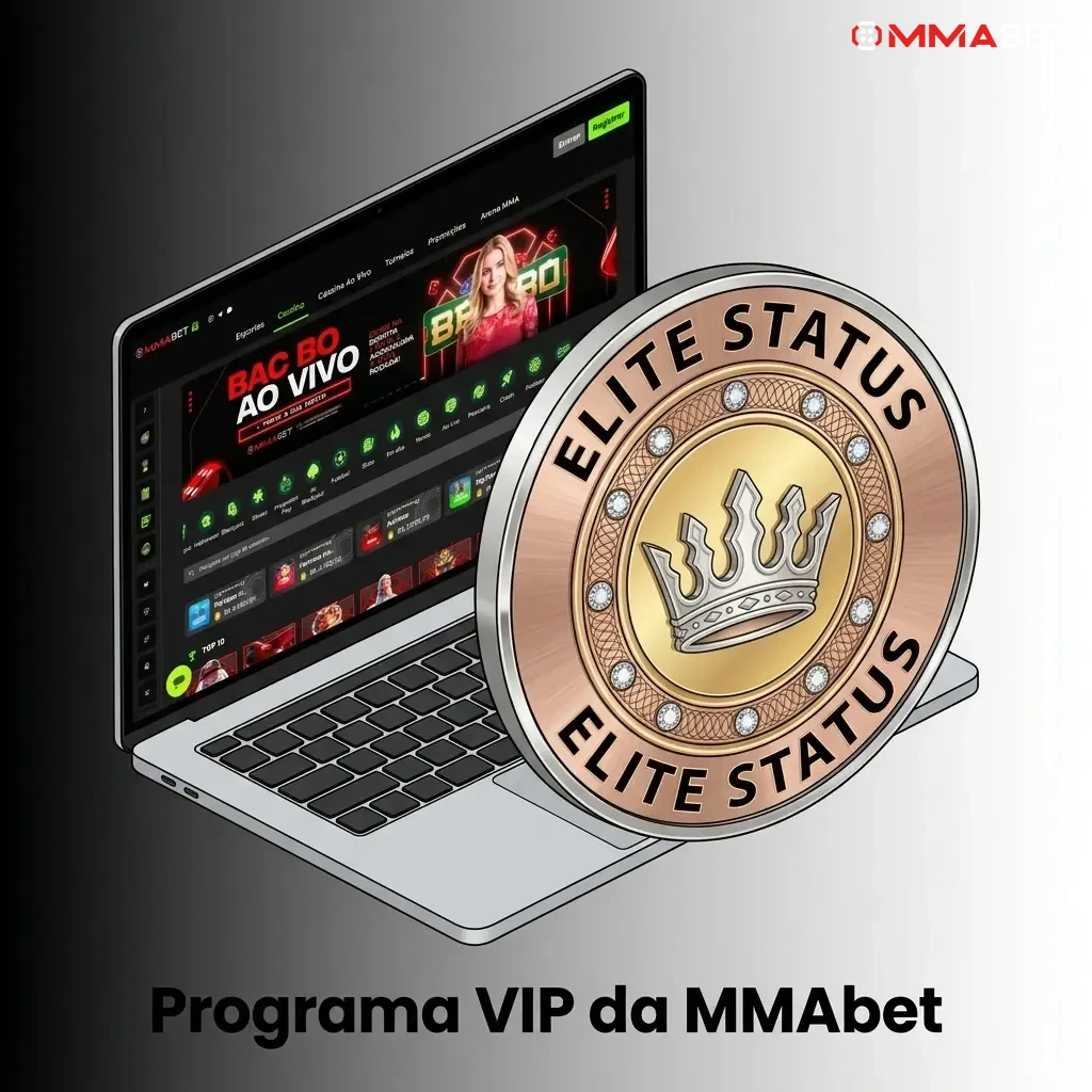 Programa VIP da MMAbet com benefícios exclusivos, pontos acumulados e gerente dedicado para jogadores fiéis
